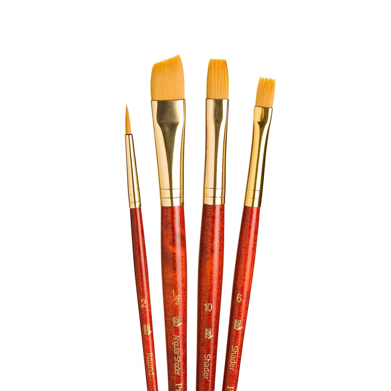 Princeton™ RealValue™ Golden Taklon 4 Piece Brush Set